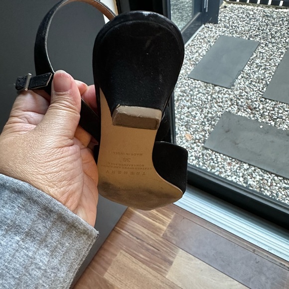 Trenery Suede Point Mid Heel - Black 38 - Picture 12 of 13